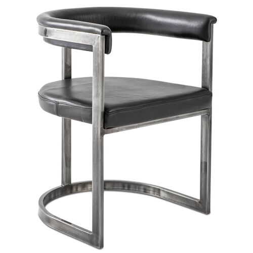 Agate Dining Chair, Black