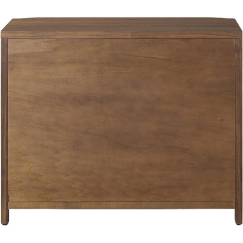 Agatha Nightstand, Dark Brown Walnut 7 Agatha Nightstand, Dark Brown Walnut