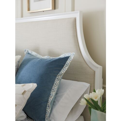 Avondale Inverness Upholstered Bed, White 3 Avondale Inverness Upholstered Bed, White