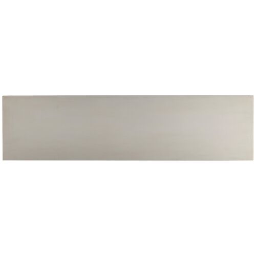 Melange Miranda Quatrefoil Credenza, White 2 Melange Miranda Quatrefoil Credenza, White