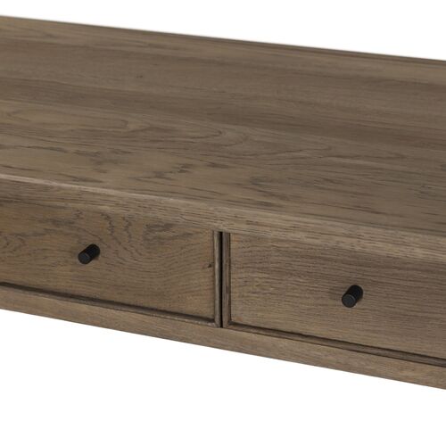 Charnes 2-Drawer Console Table, Warm Natural Oak 11 Charnes 2-Drawer Console Table, Warm Natural Oak
