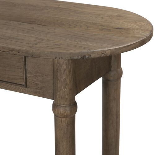 Charnes 2-Drawer Console Table, Warm Natural Oak 2 Charnes 2-Drawer Console Table, Warm Natural Oak