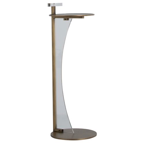 Ava Acrylic Drink Table, Bronze