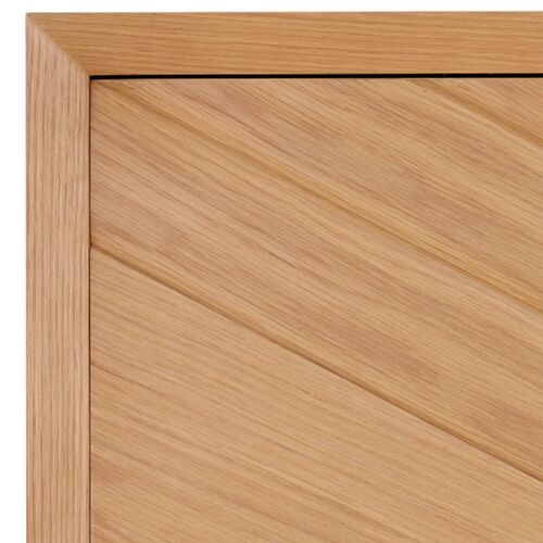 Margot 4-Door Oak Credenza, Natural 2 Margot 4-Door Oak Credenza, Natural