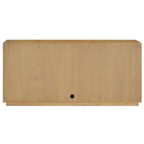 Margot 4-Door Oak Credenza, Natural 8 Margot 4-Door Oak Credenza, Natural
