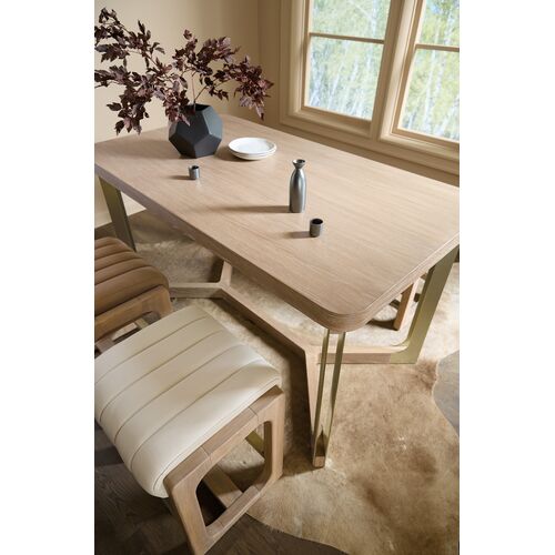 Banyon Bay Gathering Table, Desert Oak/Gold 2 Banyon Bay Gathering Table, Desert Oak/Gold