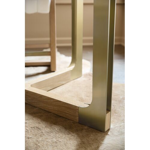 Banyon Bay Gathering Table, Desert Oak/Gold 8 Banyon Bay Gathering Table, Desert Oak/Gold