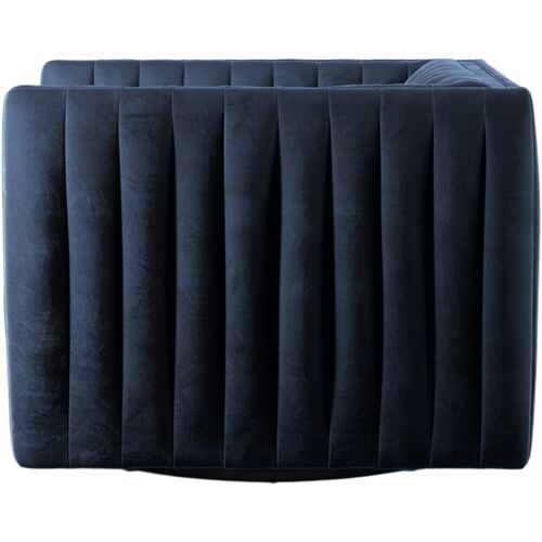 Vivian Swivel Chair, Sapphire Navy 3 Vivian Swivel Chair, Sapphire Navy