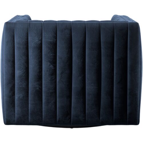 Vivian Swivel Chair, Sapphire Navy 4 Vivian Swivel Chair, Sapphire Navy