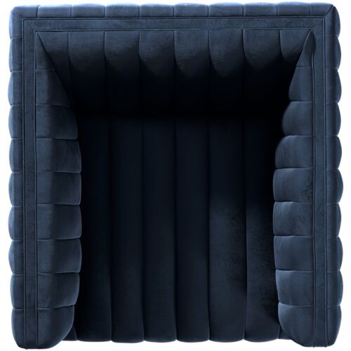 Vivian Swivel Chair, Sapphire Navy 5 Vivian Swivel Chair, Sapphire Navy