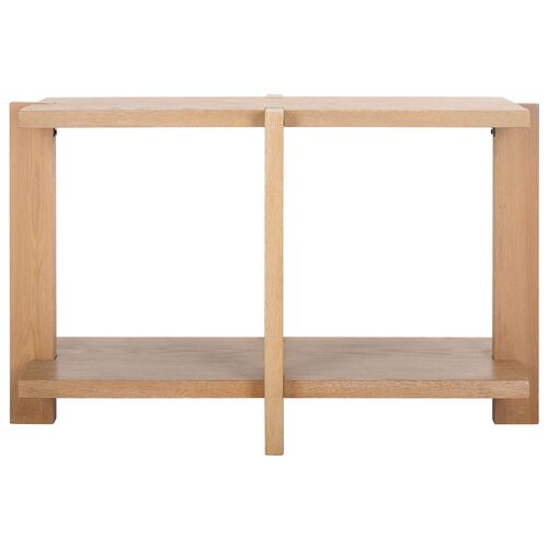 Vespera Rectangle Wood Console Table 1 Vespera Rectangle Wood Console Table