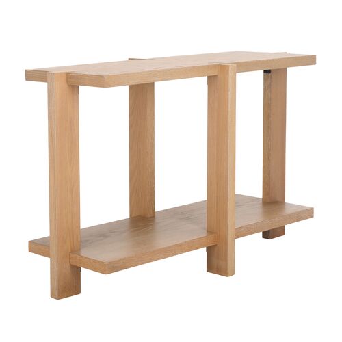 Vespera Rectangle Wood Console Table 6 Vespera Rectangle Wood Console Table