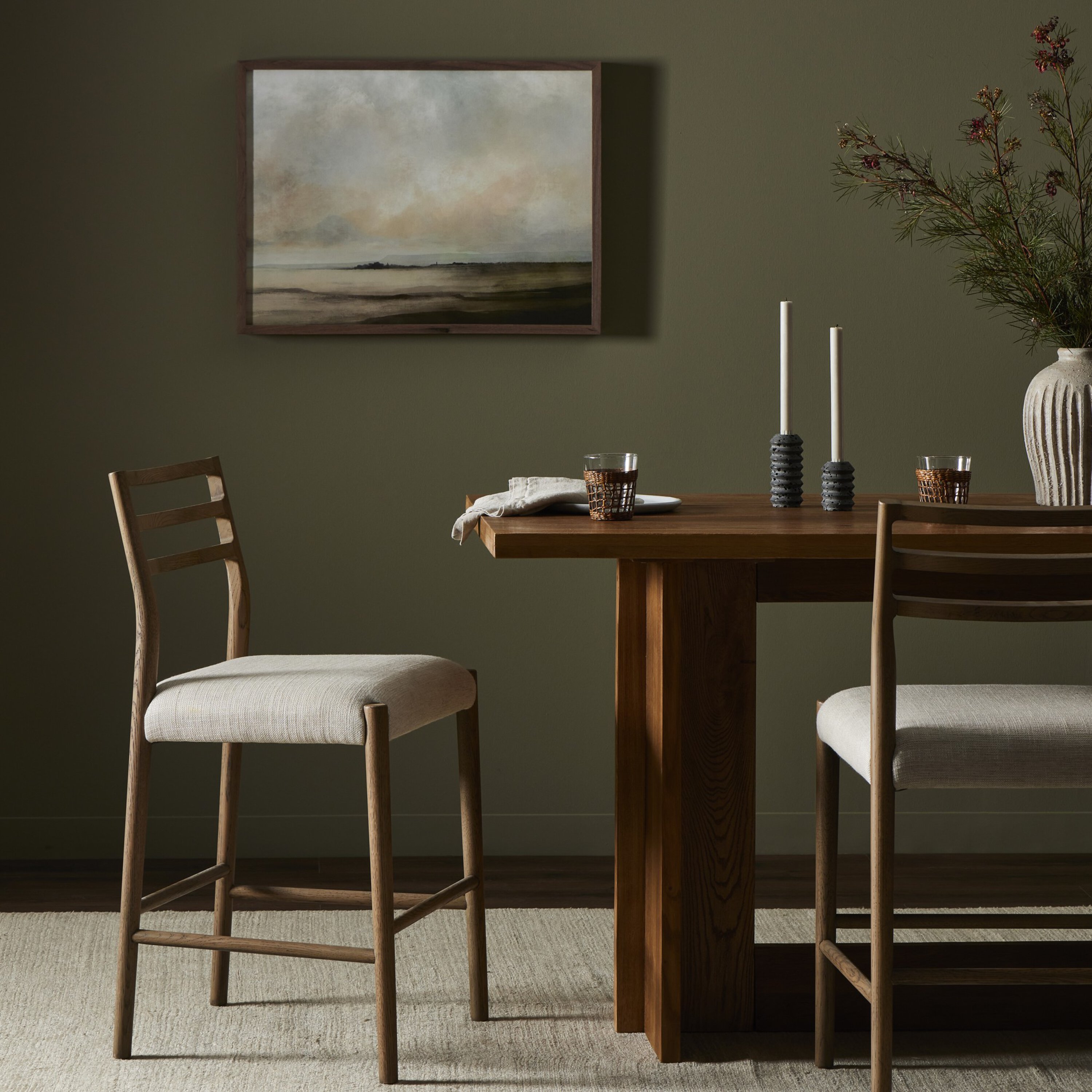 Noah Linen Counter Stool, Essence Natural 2 Noah Linen Counter Stool, Essence Natural