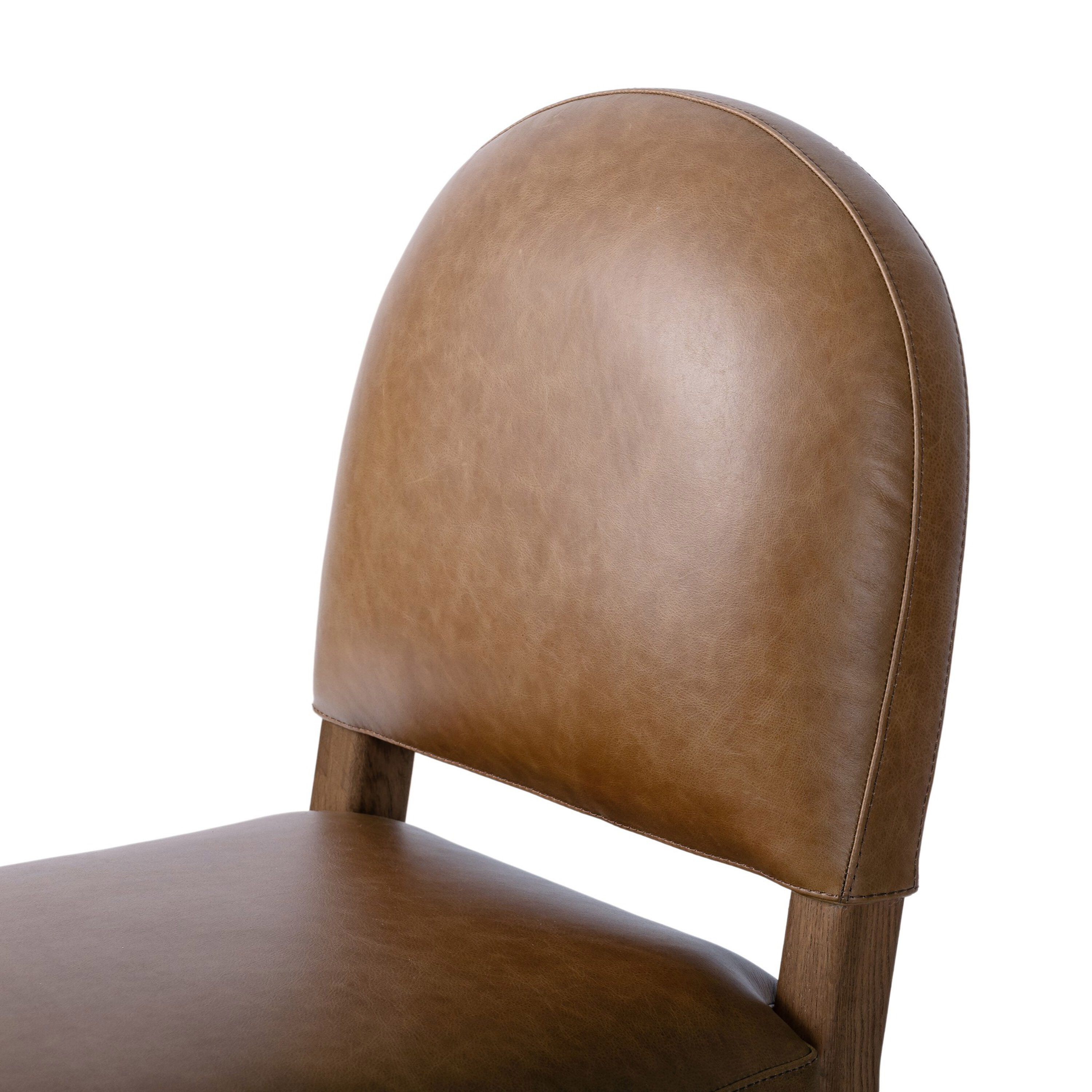 Zelda Dining Chair, Chaps Saddle Leather 3 Zelda Dining Chair, Chaps Saddle Leather