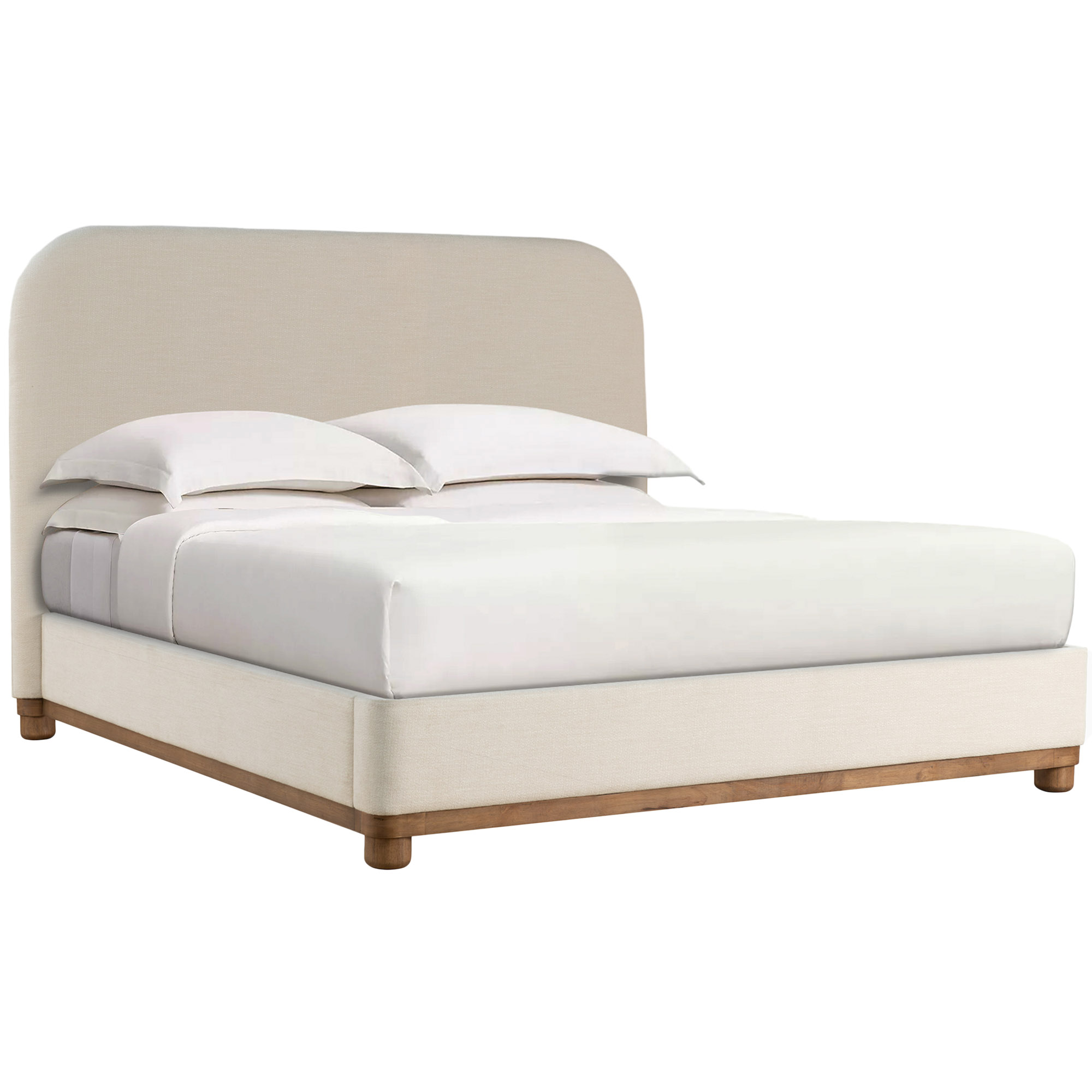 Rovinj Upholstered Linen Bed, Canvas 1 Rovinj Upholstered Linen Bed, Canvas