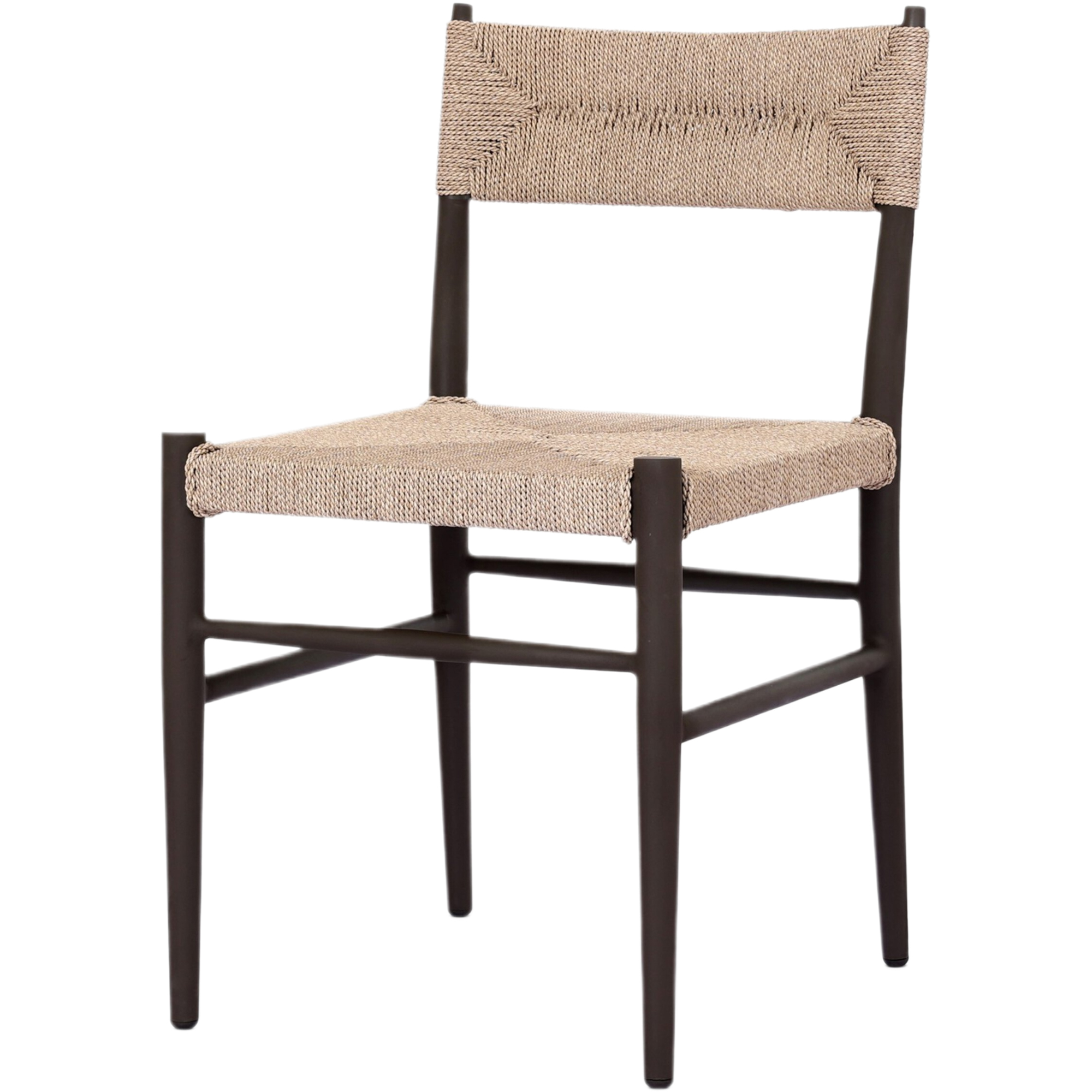 Mabel Outdoor Wicker/Iron Dining Chair, Textured Dune 1 Mabel Outdoor Wicker/Iron Dining Chair, Textured Dune