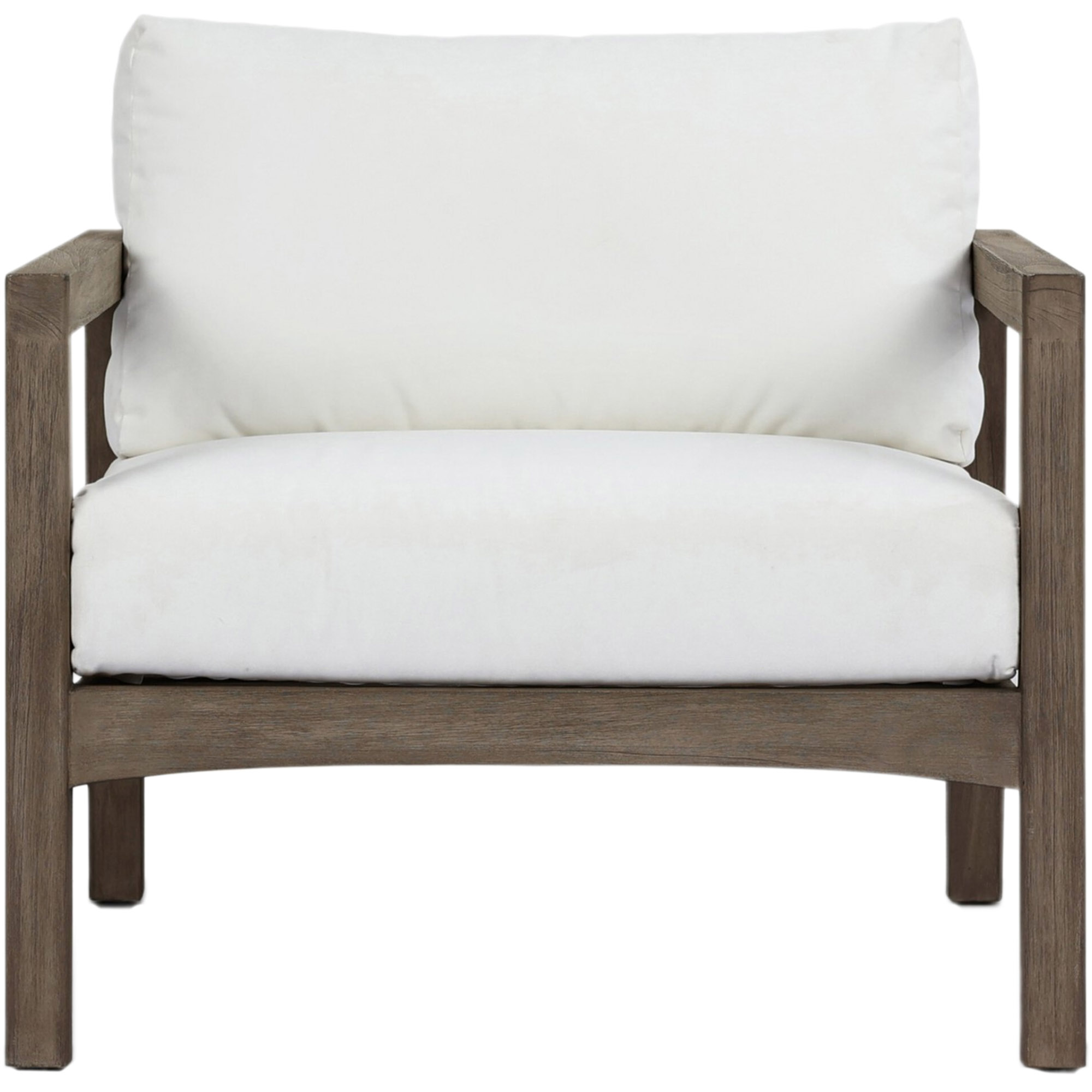 Lyraen Outdoor Woven-Back Teak Chair, Arashi Salt 4 Lyraen Outdoor Woven-Back Teak Chair, Arashi Salt