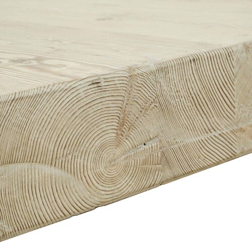 Brianne Rectangular Coffee Table, Natural 5 Brianne Rectangular Coffee Table, Natural