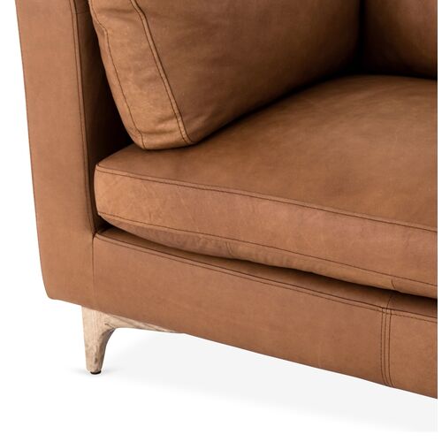 Deeba Sofa, Camel Leather 4 Deeba Sofa, Camel Leather