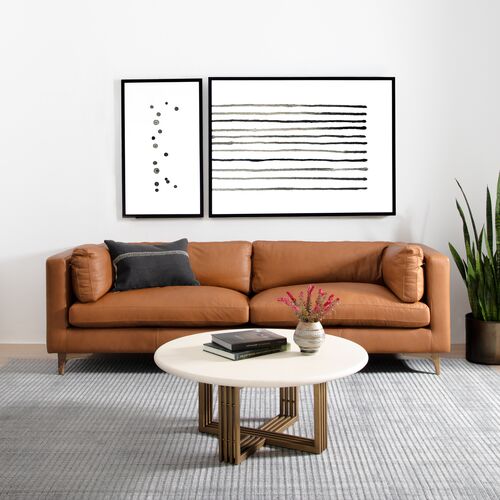 Deeba Sofa, Camel Leather 5 Deeba Sofa, Camel Leather