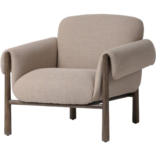 Kellan Linen Chair, Alcala Taupe 1 Kellan Linen Chair, Alcala Taupe
