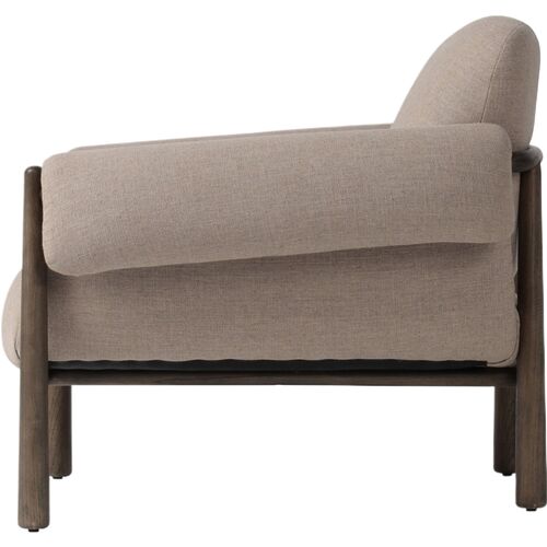 Kellan Linen Chair, Alcala Taupe 5 Kellan Linen Chair, Alcala Taupe