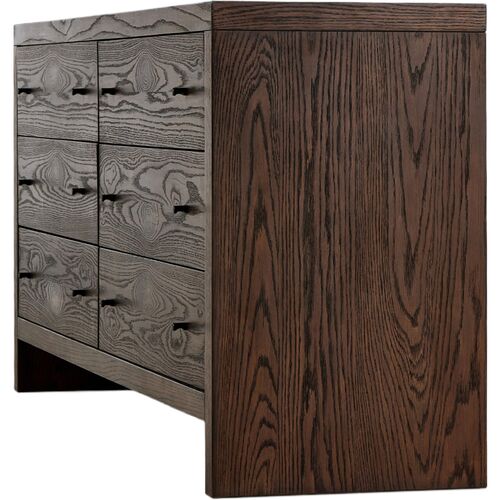 Hank 6-Drawer Dresser, Umber Oak 10 Hank 6-Drawer Dresser, Umber Oak