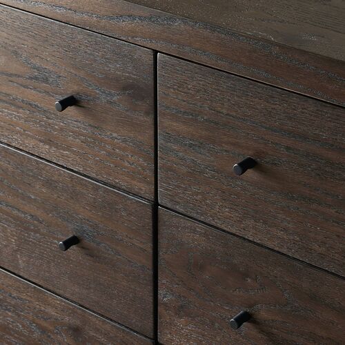 Hank 6-Drawer Dresser, Umber Oak 14 Hank 6-Drawer Dresser, Umber Oak