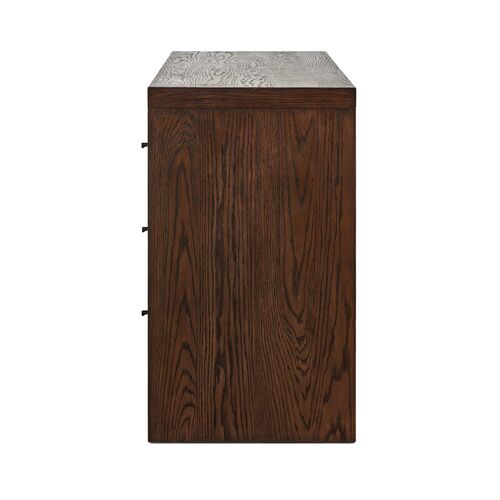 Hank 6-Drawer Dresser, Umber Oak 6 Hank 6-Drawer Dresser, Umber Oak