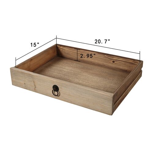 Althea 1-Drawer Side Table, Weathered Natural 8 Althea 1-Drawer Side Table, Weathered Natural