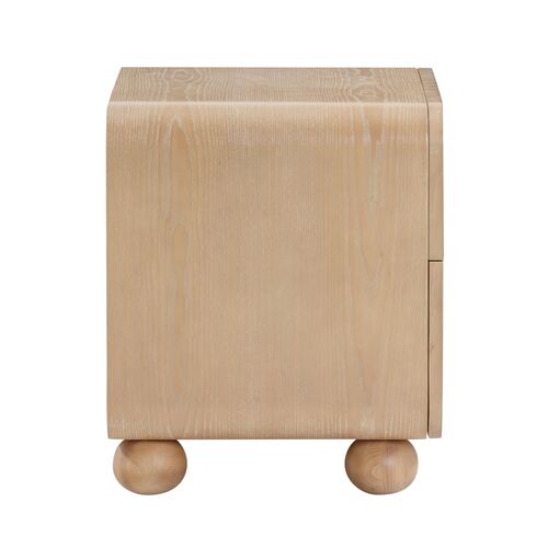Lunar Rise 1-Drawer Nightstand, Natural Ash 4 Lunar Rise 1-Drawer Nightstand, Natural Ash
