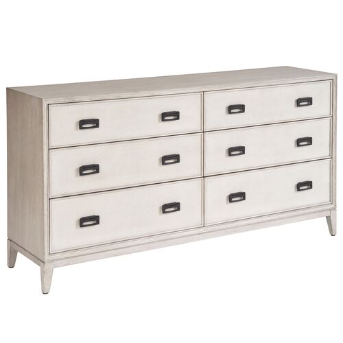 Kieran 6-Drawer Dresser, Rolling Fog 1 Kieran 6-Drawer Dresser, Rolling Fog