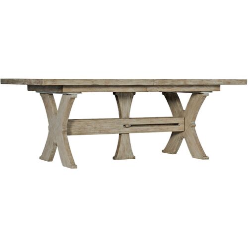 Alfresco Vittorio 80" Oak Dining Table, Natural 1 Alfresco Vittorio 80" Oak Dining Table, Natural